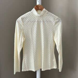 Rihoas lace knit top